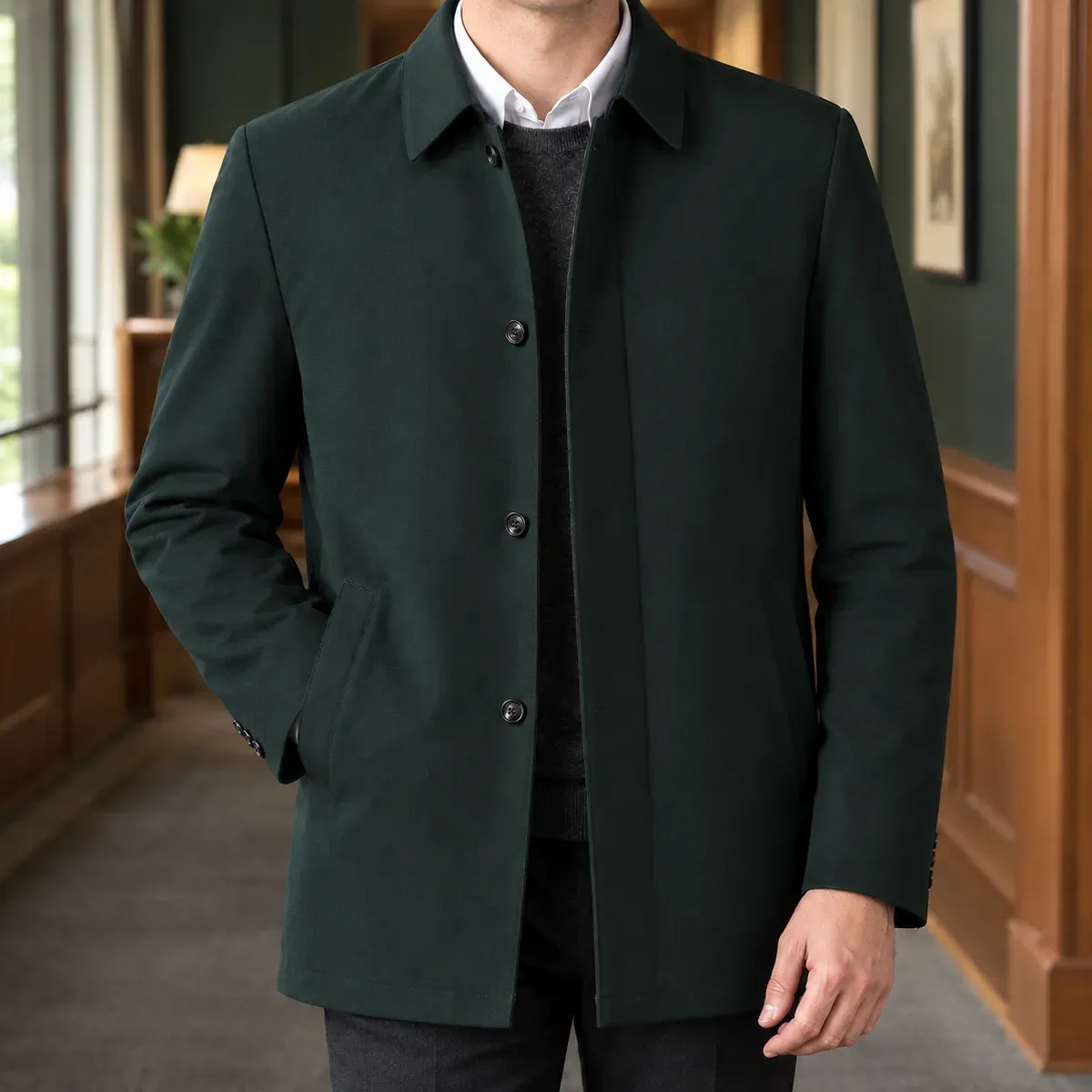 Mathias Collared Jacket — gallery photograph 5