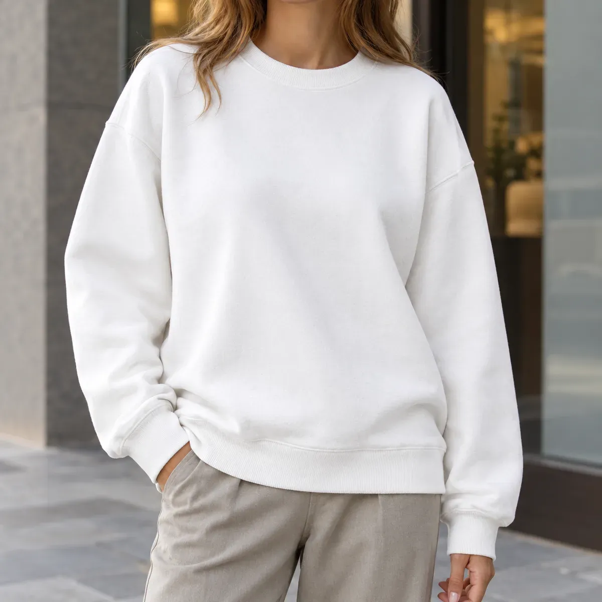 Giulia-Belle Crewneck Sweater — gallery photograph 1