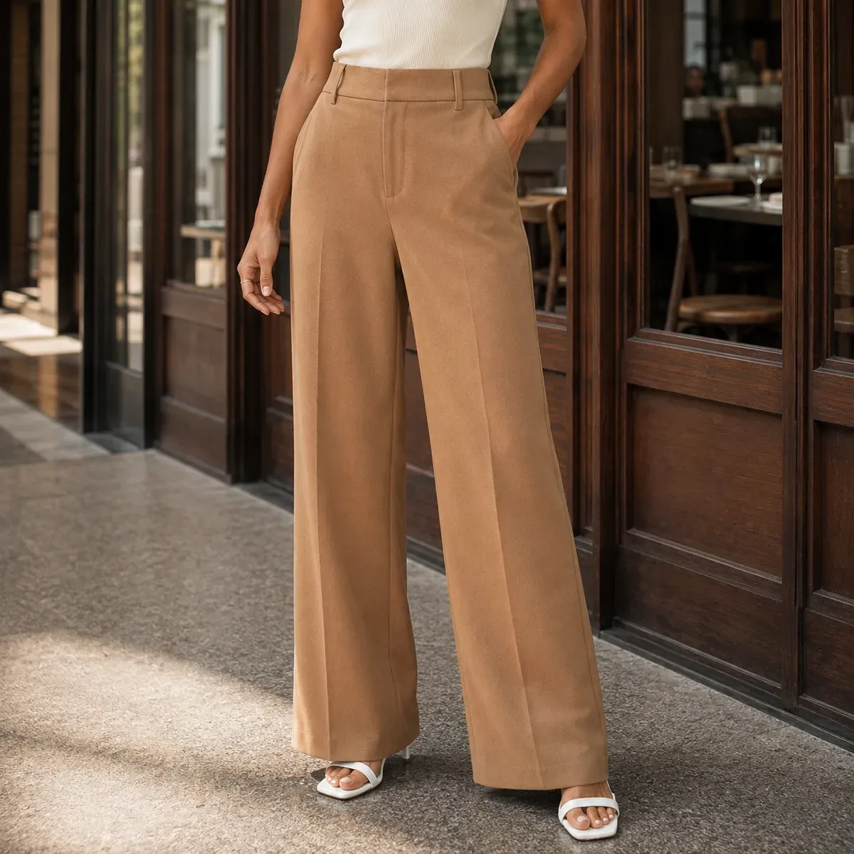 Rosalie-Faye Wide-Leg Pants — gallery photograph 1